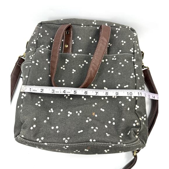 Maika Nochi Recycled Canvas Commuter Tote Bag Crossbody Strap Laptop Bag - Picture 13 of 16